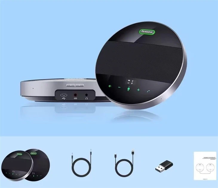 Conference Microphone Speakerphone For Large Conference Zoom Omnidirectional Daisy Chain