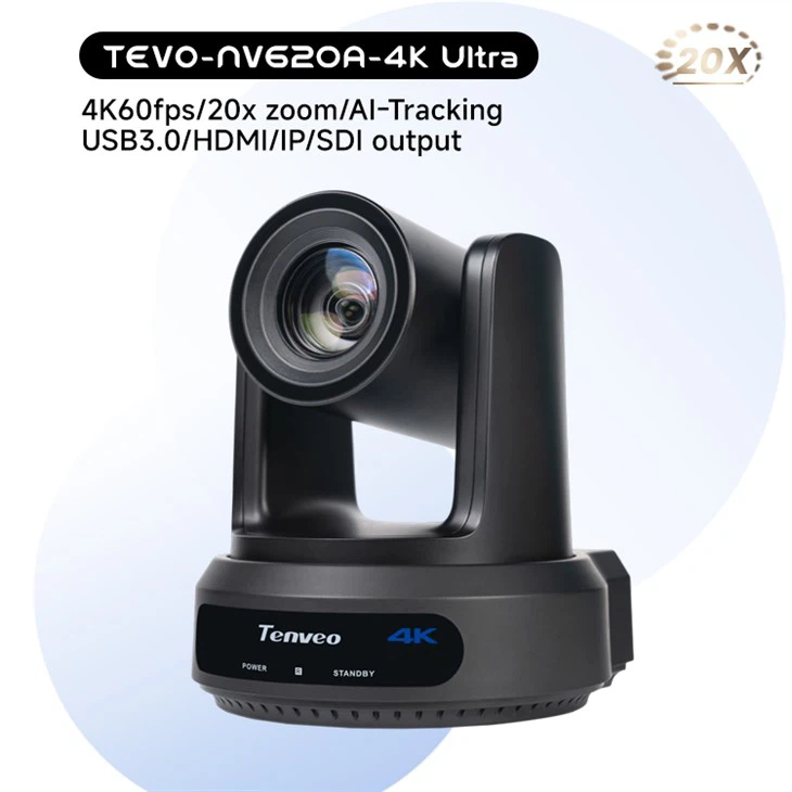 TevO-NV620A-4K 20X Optical Zoom Video Conference Camera